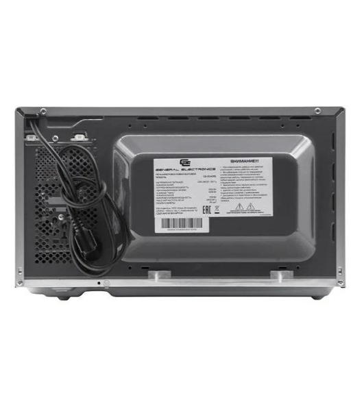 Микроволновая печь General Electronics GE DG420S атласное серебро, 20 л, 700 Вт, переключатели - сенсор, кнопки, поворотный механизм