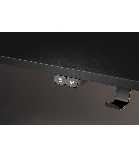 Стол игровой Cactus CS-GMD-BK-RGb столешница МДФ, черный каркас черный 136x60x75 см