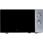 Микроволновая печь General Electronics GE-MS120S серебристый, 20 л, 700 Вт, переключатели - поворотный механизм, фото 1
