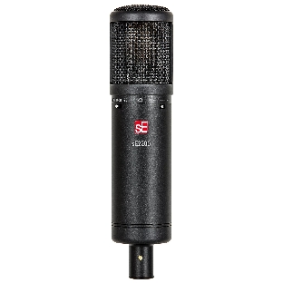 Микрофон конденсаторный sE Electronics SE 2200 20 Гц - 20 кГц, кардиоида, комплектация: металлический поп-фильтр, держатель типа паук, резьбовой переходник на микрофонную стойку