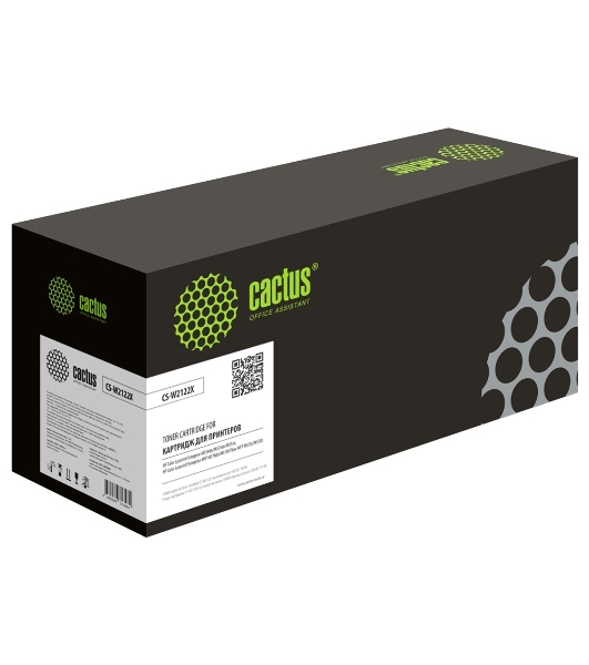 Картридж лазерный Cactus CS-W2122X (212X, W2122X) желтый (10000 стр.) для HP Color LJ M554/M555/578 Enterprise