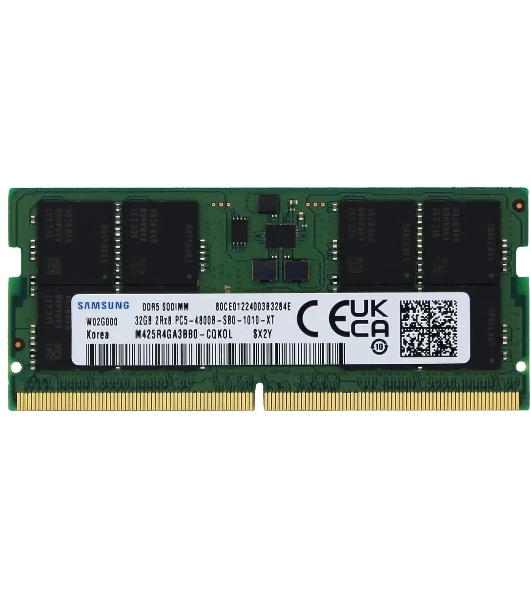 Оперативная память Samsung, DDR5, 32GB (1x32GB), 4800MHz, CL40, SO-DIMM