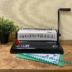 Переплетчик Office Kit B2116 A4/перф.13л.сшив/макс.450л./пластик.пруж. (4.5-45мм), фото2