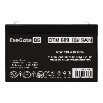 Аккумуляторная батарея ExeGate DTM 609 (6V 9Ah, клеммы F2), фото2