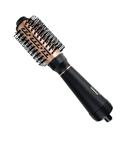 Фен-щетка Centek CT-2062 черный/золотистый, 1200 Вт, 80 мм, ионизация