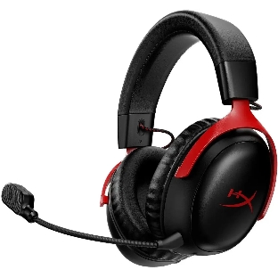 Гарнитура HyperX Cloud III чёрный-красный, проводная, 3.5 мм