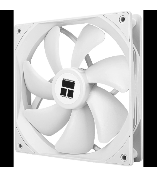 Кулер для корпуса Thermalright TL-C14CW белый (140x140x25mm, 4-pin PWM, 75.8CFM, 26.4dBA, 1500RPM)