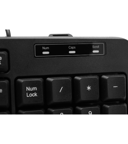 Клавиатура проводная Defender Concept HB-164, USB, черный