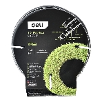 Шланг поливочный армированный Deli DL8072-15 15 метров, 1/2', 4 слоя, давление до 25 бар, серый, фото6