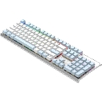 Клавиатура проводная A4Tech Fstyler FS100 Neon, USB, синий/белый, фото16