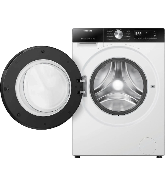 Стиральная машина Hisense WF3S6021BWU белая, загрузка фронтальная 6 кг, 1200 об/мин, класс A+++