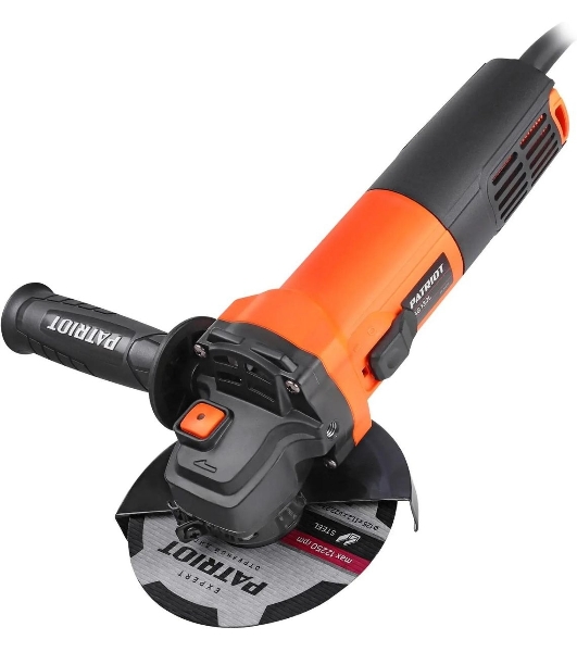 Угловая шлифовальная машина Patriot Optima AG 132L 750Вт 11000об/мин рез.шпин.:M14 d=125мм (110301132)