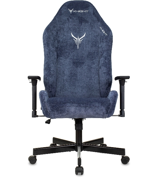 Кресло Knight N1 Fabric синий, ткань, 120 кг, механизм качания