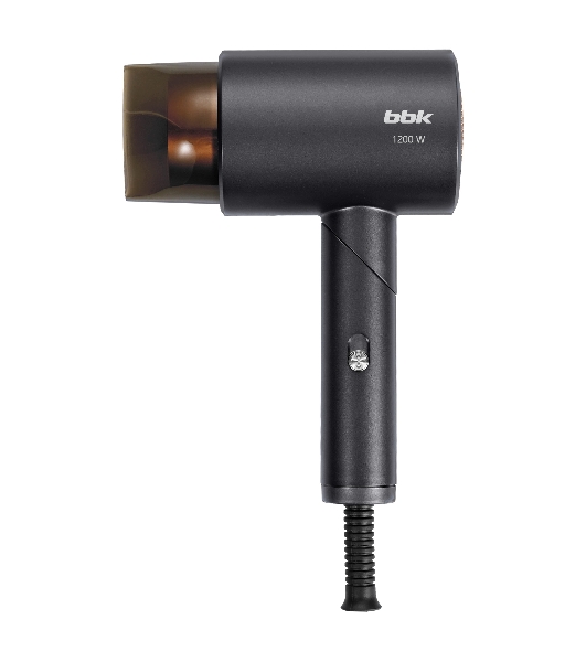 Фен BBK BHD1204 графит, 1200 Вт, компактный