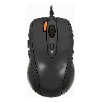 Мышь проводная A4Tech N-70FX черный, 1600 dpi, USB, кнопки - 7, фото 1