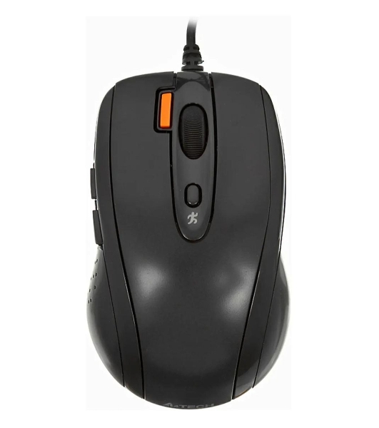 Мышь проводная A4Tech N-70FX черный, 1600 dpi, USB, кнопки - 7