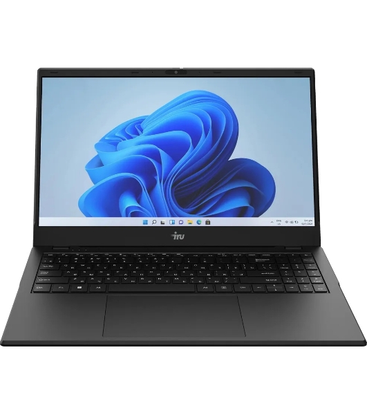 Ноутбук IRU Planio 15ING Celeron N4500 8Gb SSD256Gb Intel UHD Graphics 15.6' IPS FHD (1920x1080) FreeDOS black WiFi BT Cam 6000mAh (2140829)