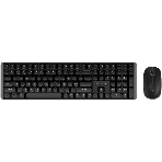 Комплект клавиатура+мышь Oklick S315W беспроводной, USB, 1600 DPI, чёрный, фото 1