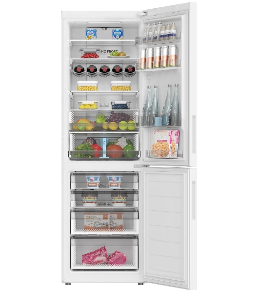 Холодильник Haier C2F636CWRGU1 белый двухкамерный 256/108 л морозилка снизу, No Frost