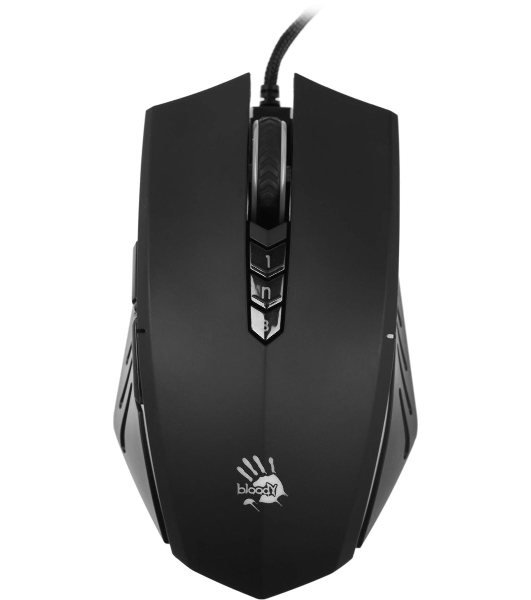 Мышь проводная A4Tech Bloody A70 черный, 6200 dpi, USB, кнопки - 8