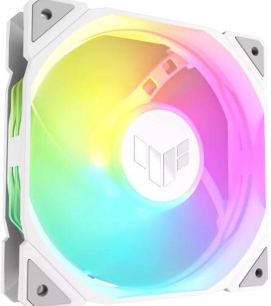 Вентилятор в корпус ASUS TUF GAMING TR120 FAN ARGB WHITE 3IN1 белый, 120x120x28 мм, 2000 об/мин, 29 дБ, 4 pin