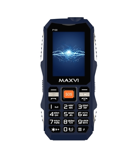 Мобильный телефон Maxvi P100 синий