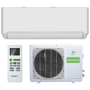 Кондиционер сплит-система настенного типа Neoclima Pro-Health NS/NU-HAP18T 18000 BTU, 50 м², 30/44 дБ, охлаждение, обогрев, осушение, белый