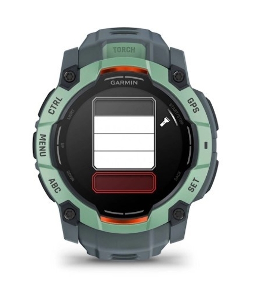 Умные часы Garmin Instinct 3 AMOLED 50mm, 1.3' AMOLED, ANT+, Bluetooth, 10 ATM, нео тропик / серый