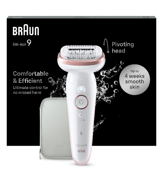 Электрический эпилятор BRAUN SES9-000 розовое золото/белый