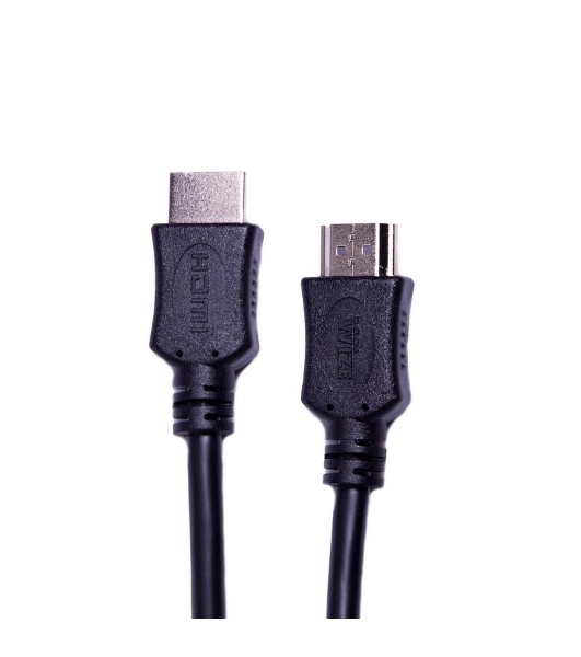 Кабель HDMI C-HM-HM-5M Wize, 5 м, v.2.0, 19M/19M, позол.разъемы, экран, черный, пакет