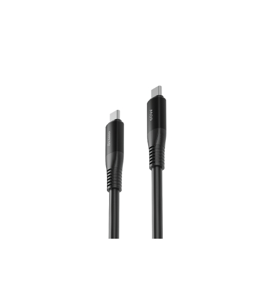 Кабель OLMIO SHIELD, Type-C - Type-C, 60W 3A, 1.2м, черный
