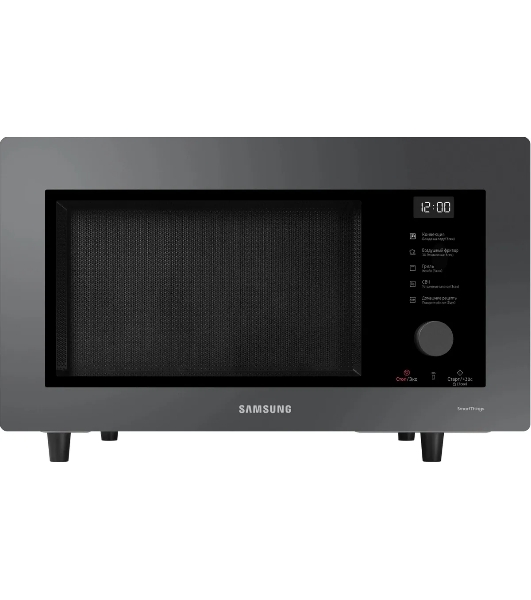 Микроволновая печь Samsung MC32DB7746KC/BW антрацит, 32 л, 1400 Вт, переключатели - сенсор, поворотный механизм