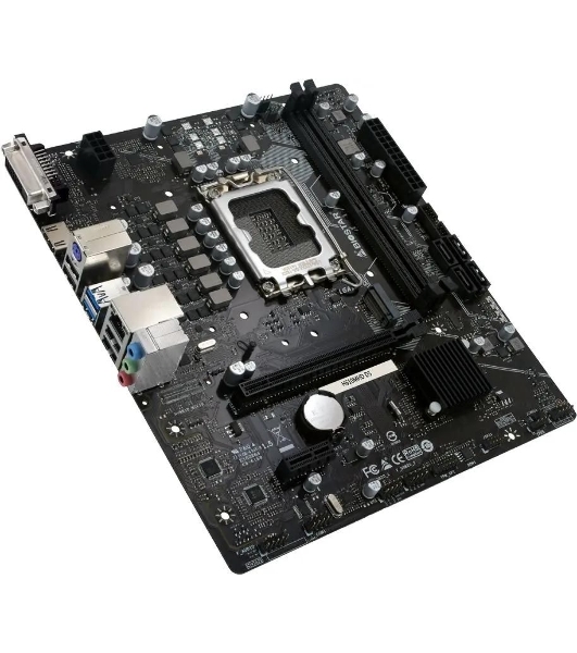 Материнская плата Biostar H610MHD D5, LGA1700, Intel H610, 2xDDR5, 4xSATA, 1xM.2, 1xPCIe 4.0 x16, 1xPCIe 3.0 x1, 1xDP, 1xHDMI, 1x1Gb LAN, 2xUSB-A 5Gbps, 4xUSB-A 2.0, 2x3.5 мм, 7.1, mATX