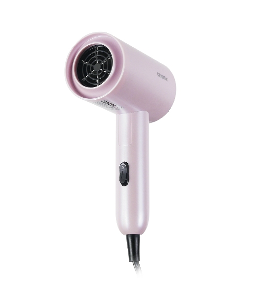Фен Centek CT-2201 розовый, 900 Вт, компактный, ионизация