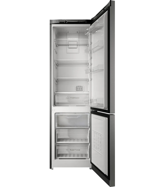 Холодильник Indesit ITS 4200 NG серый двухкамерный 247/78л морозилка снизу, No Frost