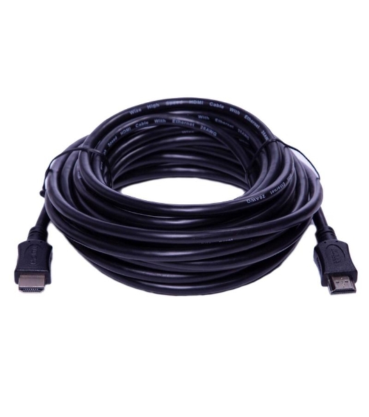 Кабель HDMI C-HM-HM-5M Wize, 5 м, v.2.0, 19M/19M, позол.разъемы, экран, черный, пакет