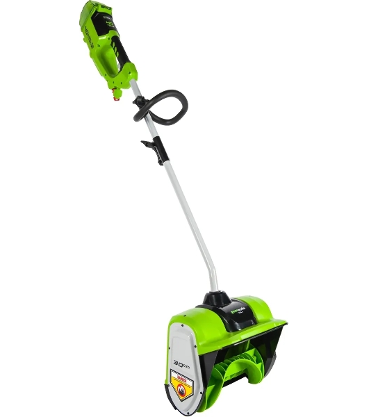 Снегоуборщик аккумуляторный GreenWorks GD40SSK4, 40V, 30 см, бесщеточный, с 1хАКБ 4 А.ч и ЗУ 2600807UB