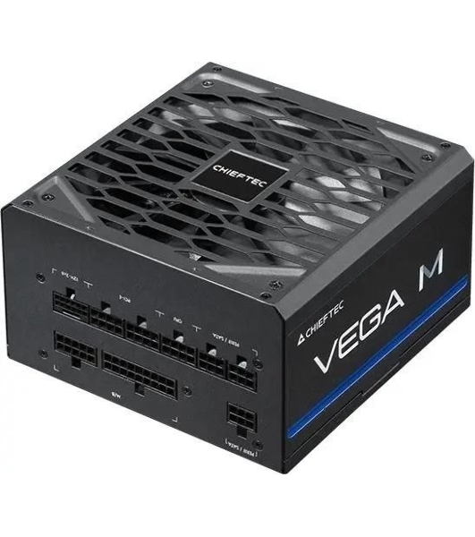 Блок питания Chieftec Vega M PPG-1000-C (ATX 3.1, 1000W, 80 PLUS GOLD, Active PFC, 135mm fan, Gen5 PCIe, Full Cable Management) Retail