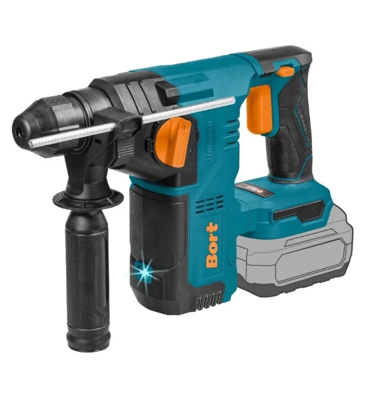 Перфоратор Bort BHD-21Li-XDK, SDS-plus, 18 В, 3 Дж, от аккумулятора