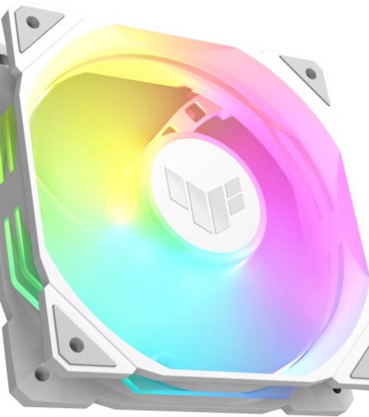 Вентилятор в корпус ASUS TUF GAMING TR120 FAN ARGB WHITE 3IN1 белый, 120x120x28 мм, 2000 об/мин, 29 дБ, 4 pin