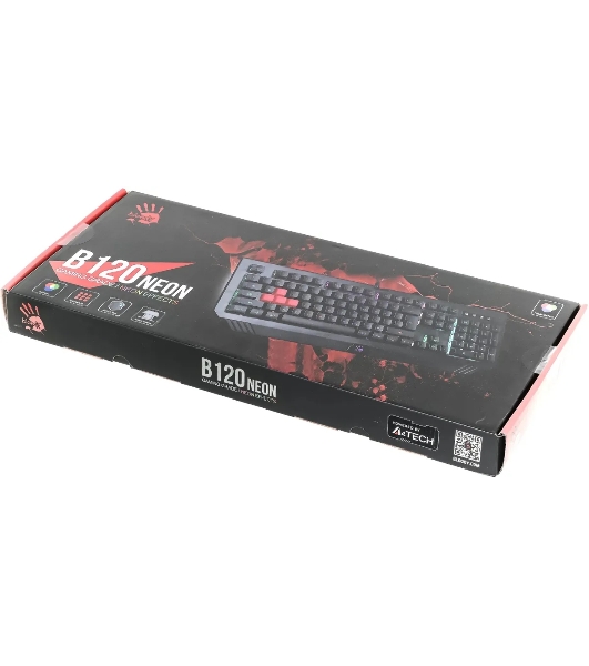 Клавиатура проводная A4Tech Bloody B120N USB черный