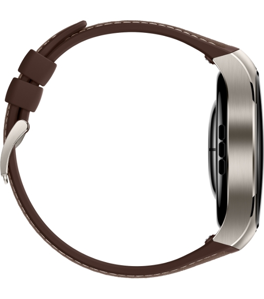 Умные часы Huawei Watch 5 46mm RTS-AL00, 1.5' AMOLED, eSIM, Wi-Fi, Bluetooth 5.2, NFC, WR50, коричневый
