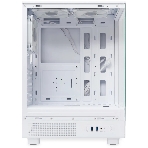 Компьютерный корпус HSPD F510, Panoramic Mid Tower, белый, TG, 0.5 SPCC, 3x120мм ARGB ATX, mATX, mITX 180/280/160мм 1x2.5', 1x3.5', 7xPCI 2xUSB-A 3.0 356x218x467мм, фото7