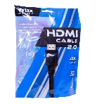Кабель HDMI C-HM-HM-5M Wize, 5 м, v.2.0, 19M/19M, позол.разъемы, экран, черный, пакет, фото6