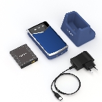 Мобильный телефон Maxvi E11ds синий/серебристый, фото2
