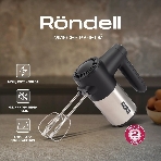 Миксер ручной Rondell RDE-1354 800 Вт, черный/серебристый, фото20