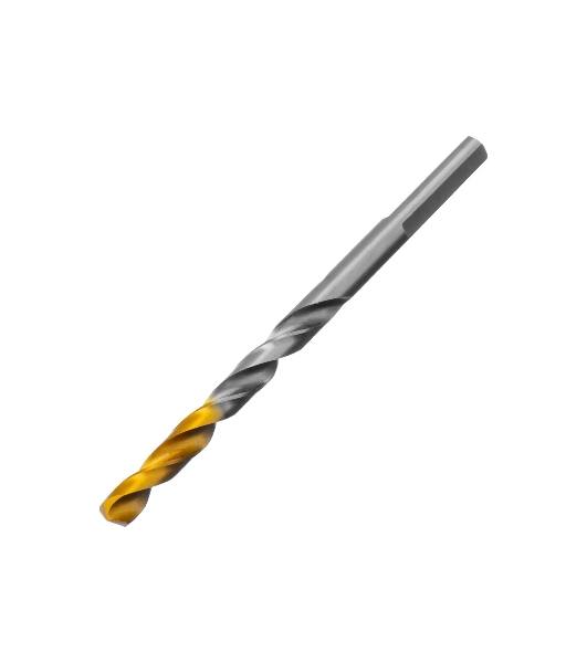 Сверло спиральное по металлу Denzel 5 x 86мм, Р6М5, Golden Tip