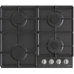 Газовая варочная панель Gorenje G641EXB, 4 конфорки, металл, черный, фото 1