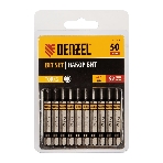 Набор бит Denzel TORX 6х50, сталь S2, шестигранный профиль, 10 шт., фото3