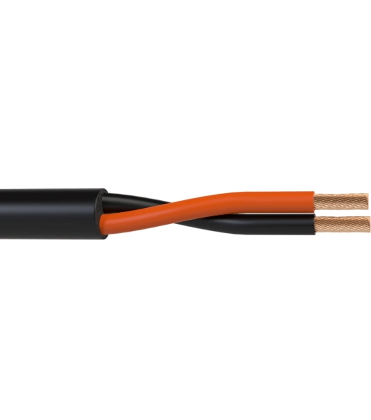 Кабель акустический 300 м, 16 AWG HighFlex, 1.5 мм2, диаметр 7.7мм, медь 84 x 0,15 мм, черный, бухта